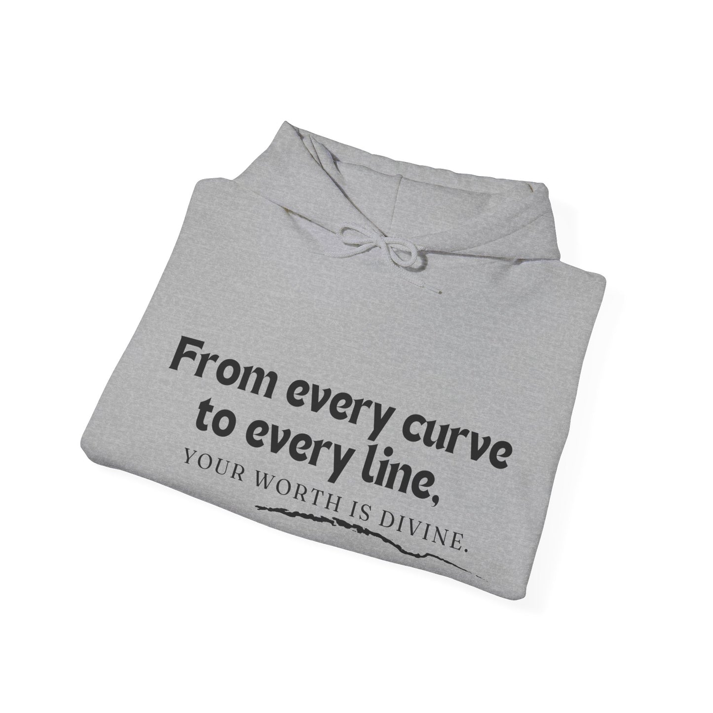 Your Worth Is Divine Unisex Heavy Blend™ Empowering Hoodie