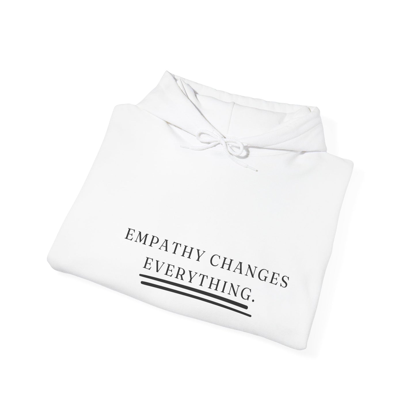 Empathy Changes Everything Unisex HeavyBlend Empowering Hoodie