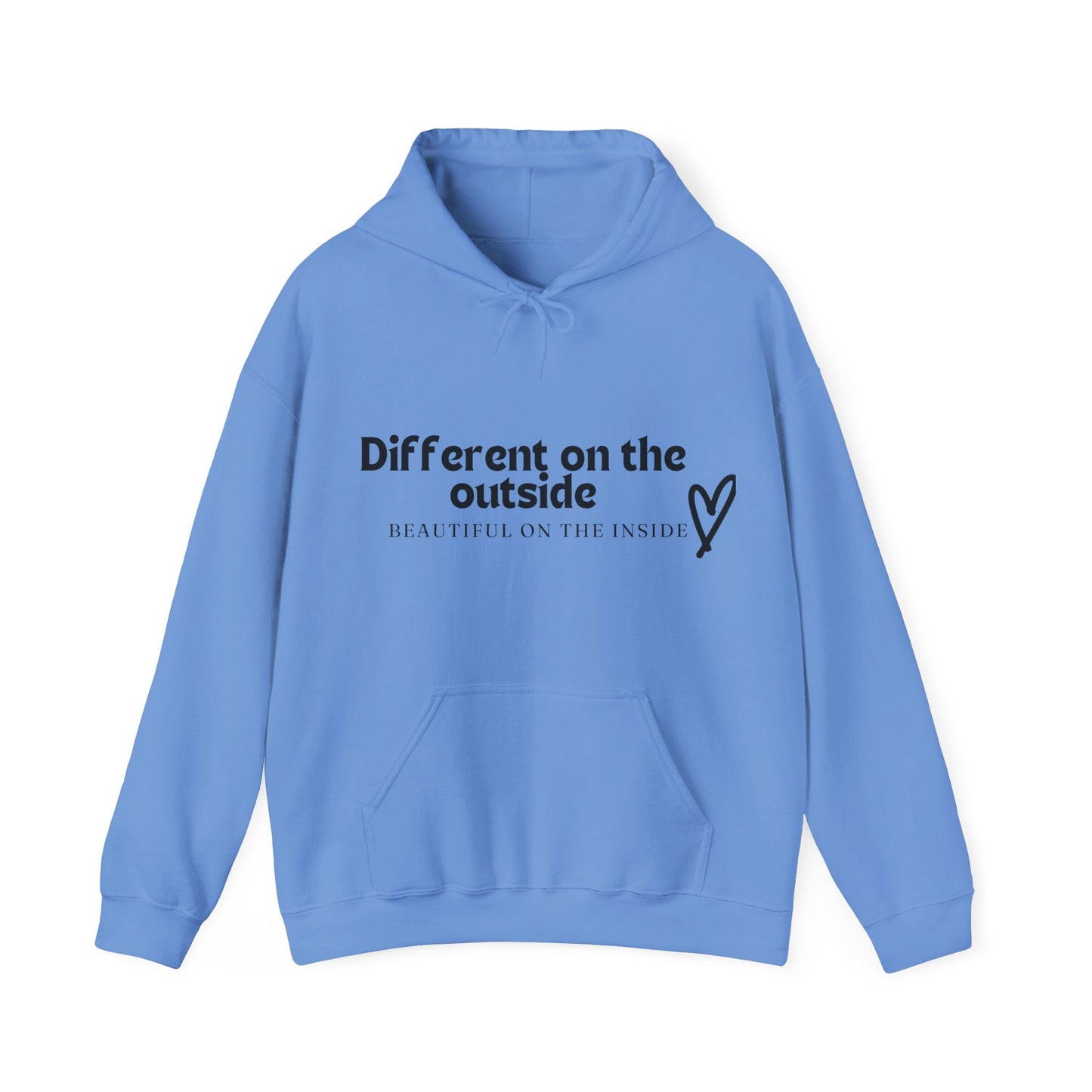 Different At The Outside Unisex Heavy Blend™ Empowering Hoodie