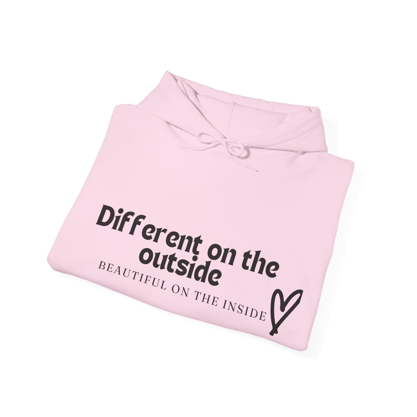 Different At The Outside Unisex Heavy Blend™ Empowering Hoodie