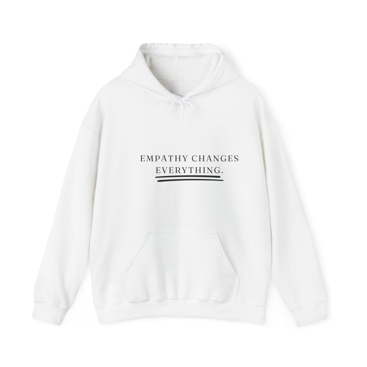 Empathy Changes Everything Unisex HeavyBlend Empowering Hoodie