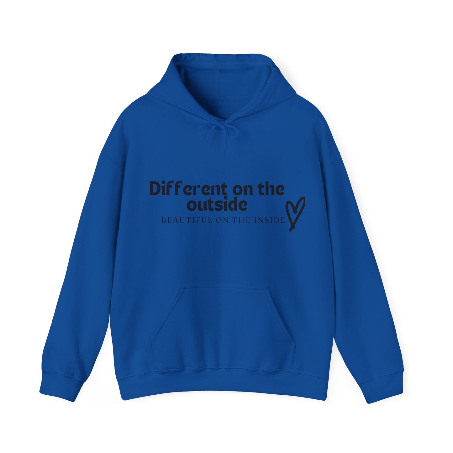 Different At The Outside Unisex Heavy Blend™ Empowering Hoodie