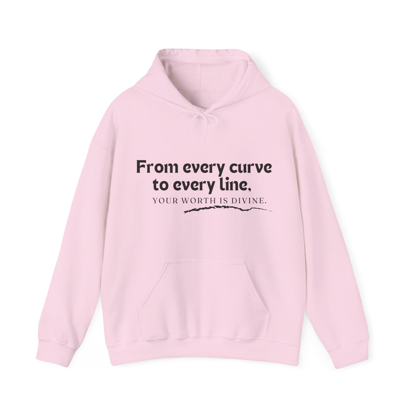 Your Worth Is Divine Unisex Heavy Blend™ Empowering Hoodie