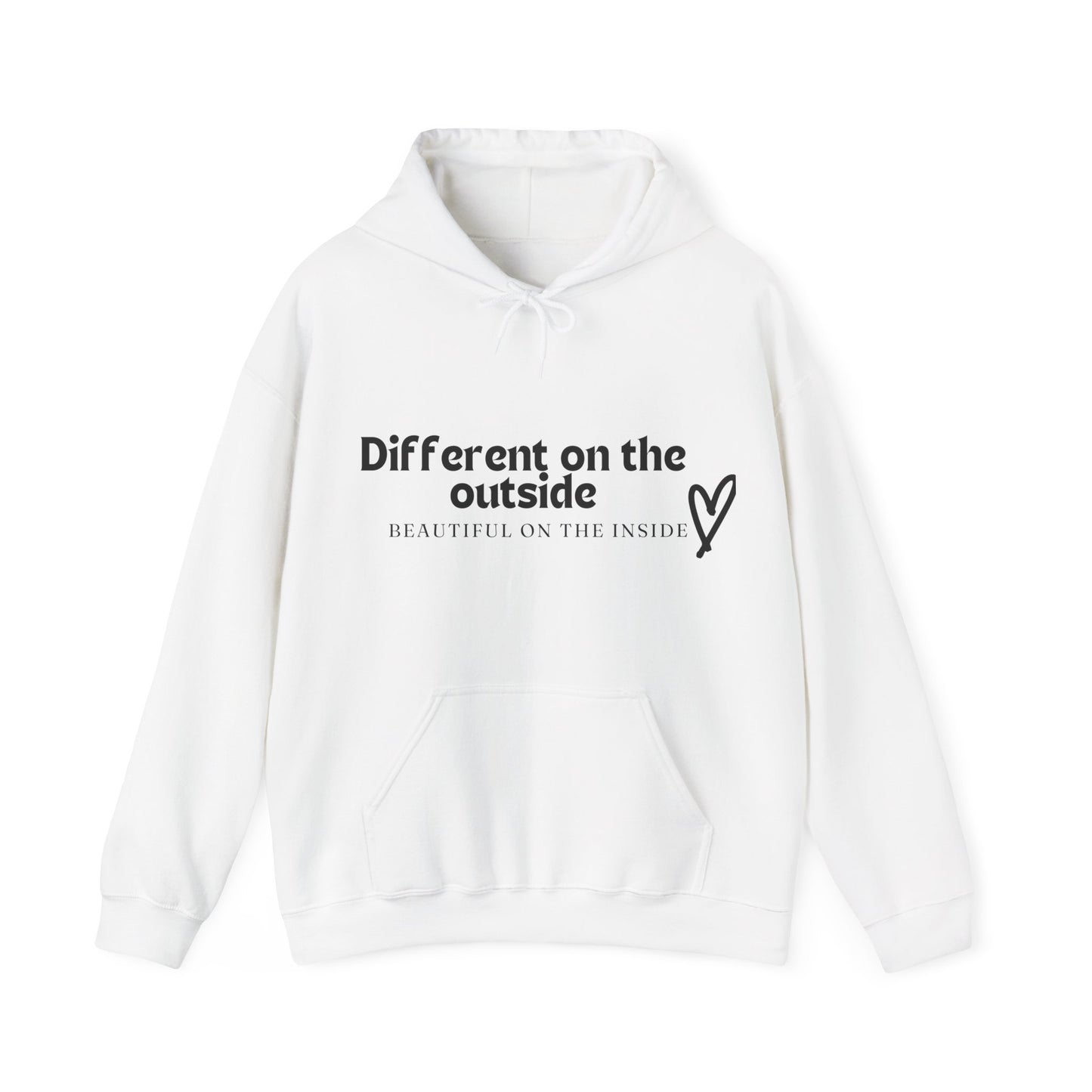 Different At The Outside Unisex Heavy Blend™ Empowering Hoodie