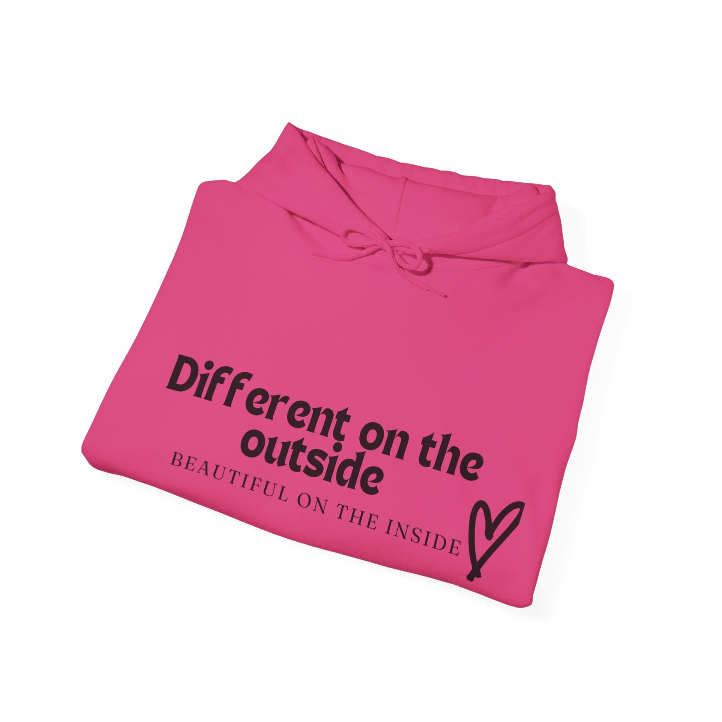 Different At The Outside Unisex Heavy Blend™ Empowering Hoodie