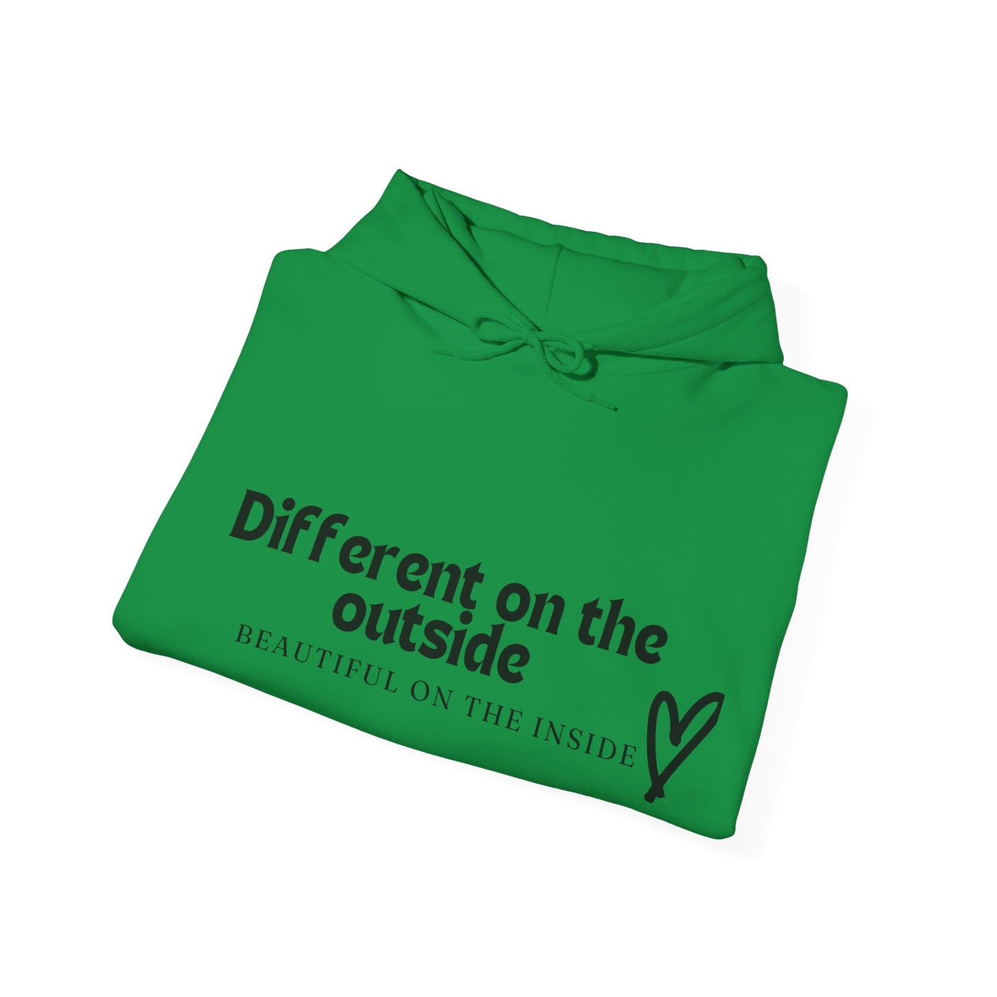 Different At The Outside Unisex Heavy Blend™ Empowering Hoodie