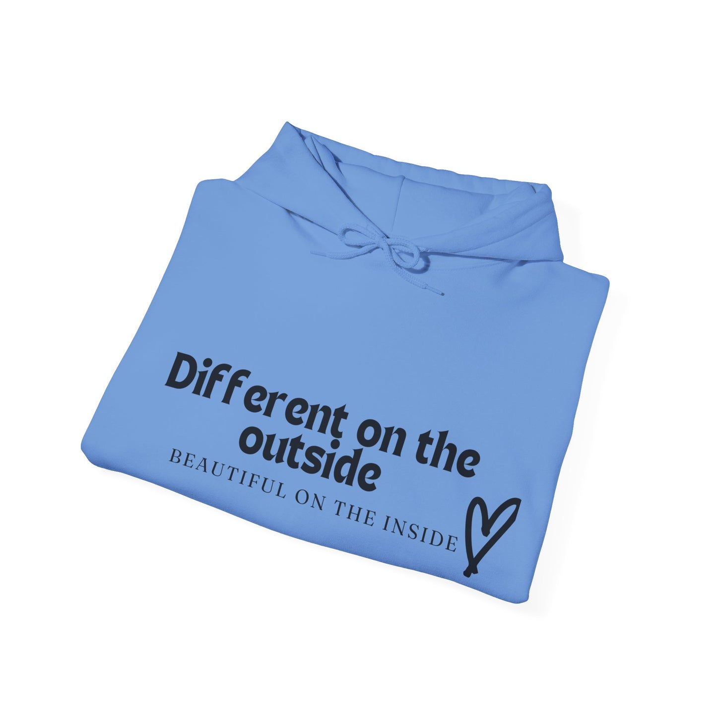 Different At The Outside Unisex Heavy Blend™ Empowering Hoodie