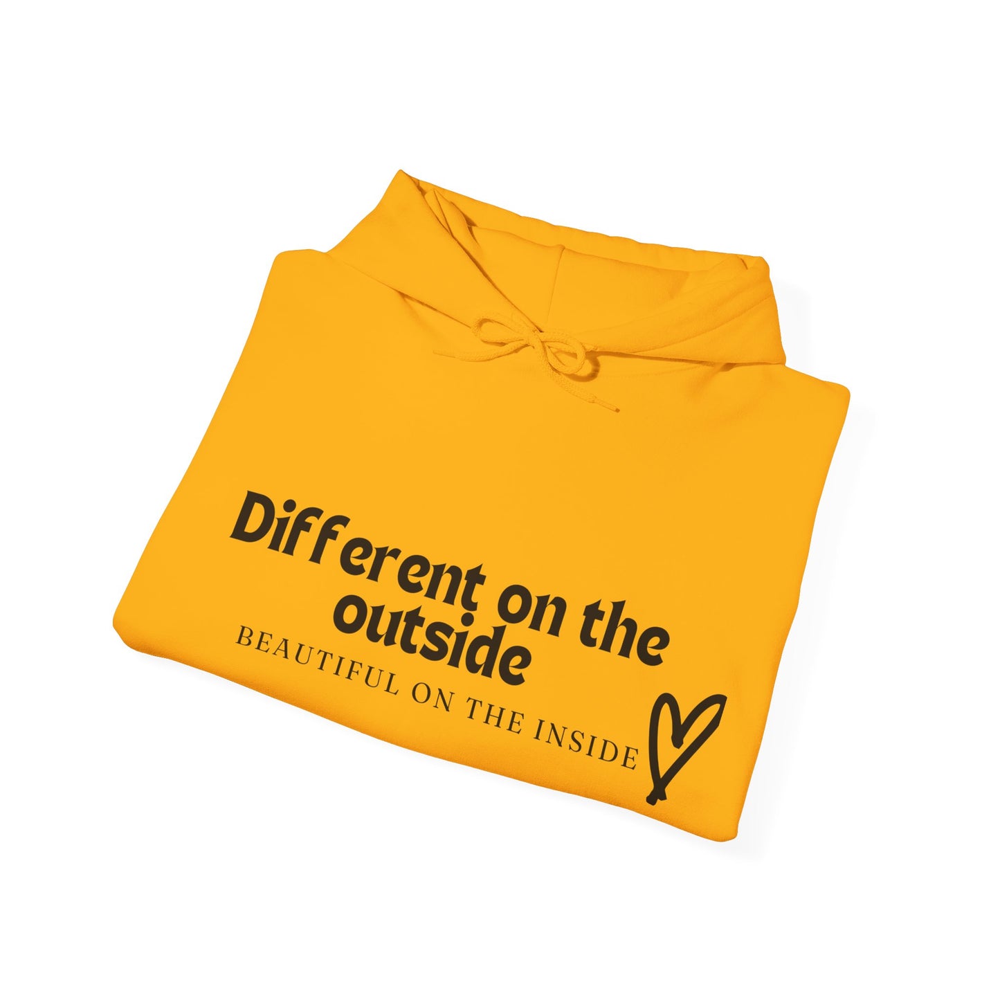 Different At The Outside Unisex Heavy Blend™ Empowering Hoodie